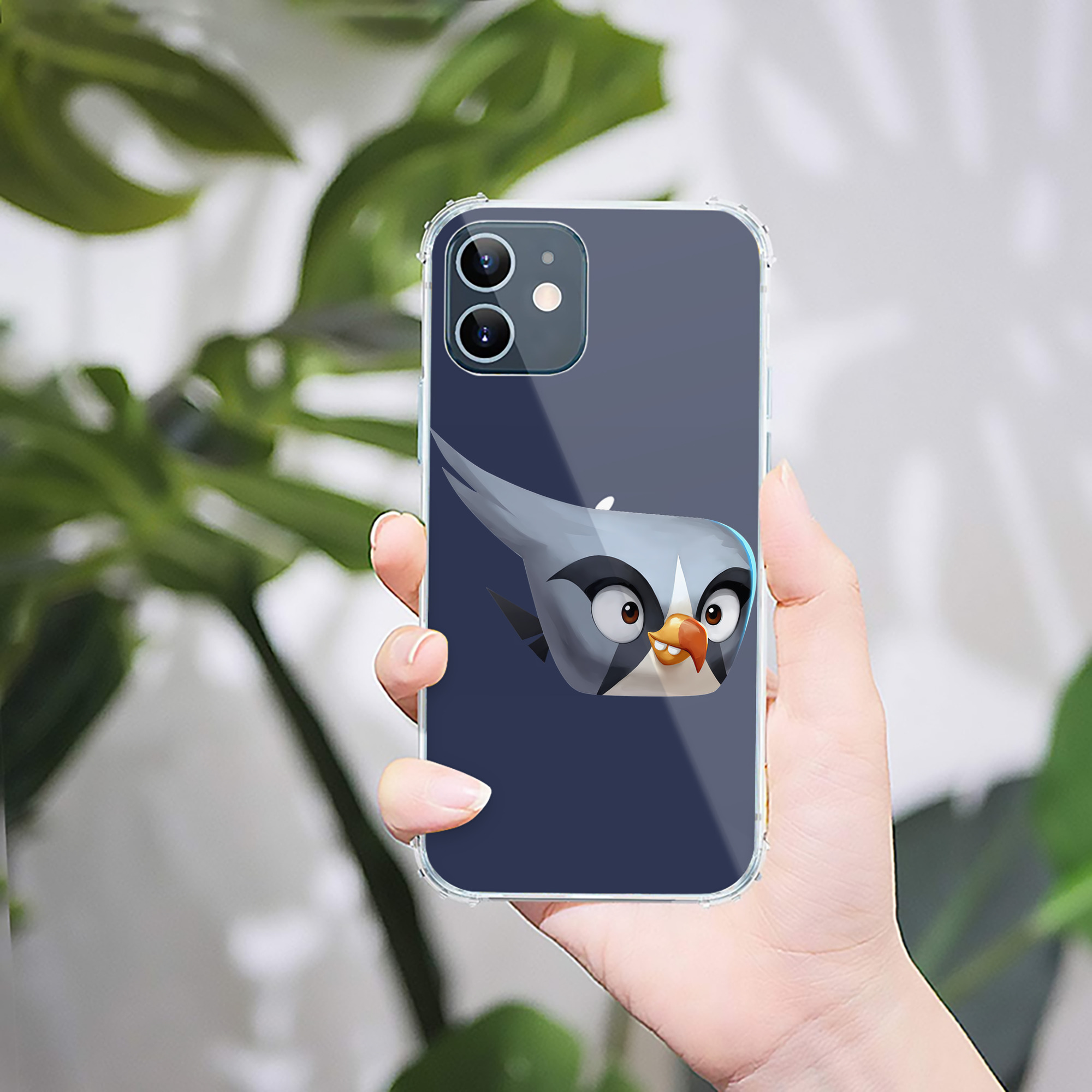 （画像用） Angry Birds アングリーバード 【iPhone 12シリーズ対応】透明スマホケース（クリアソフトケース）